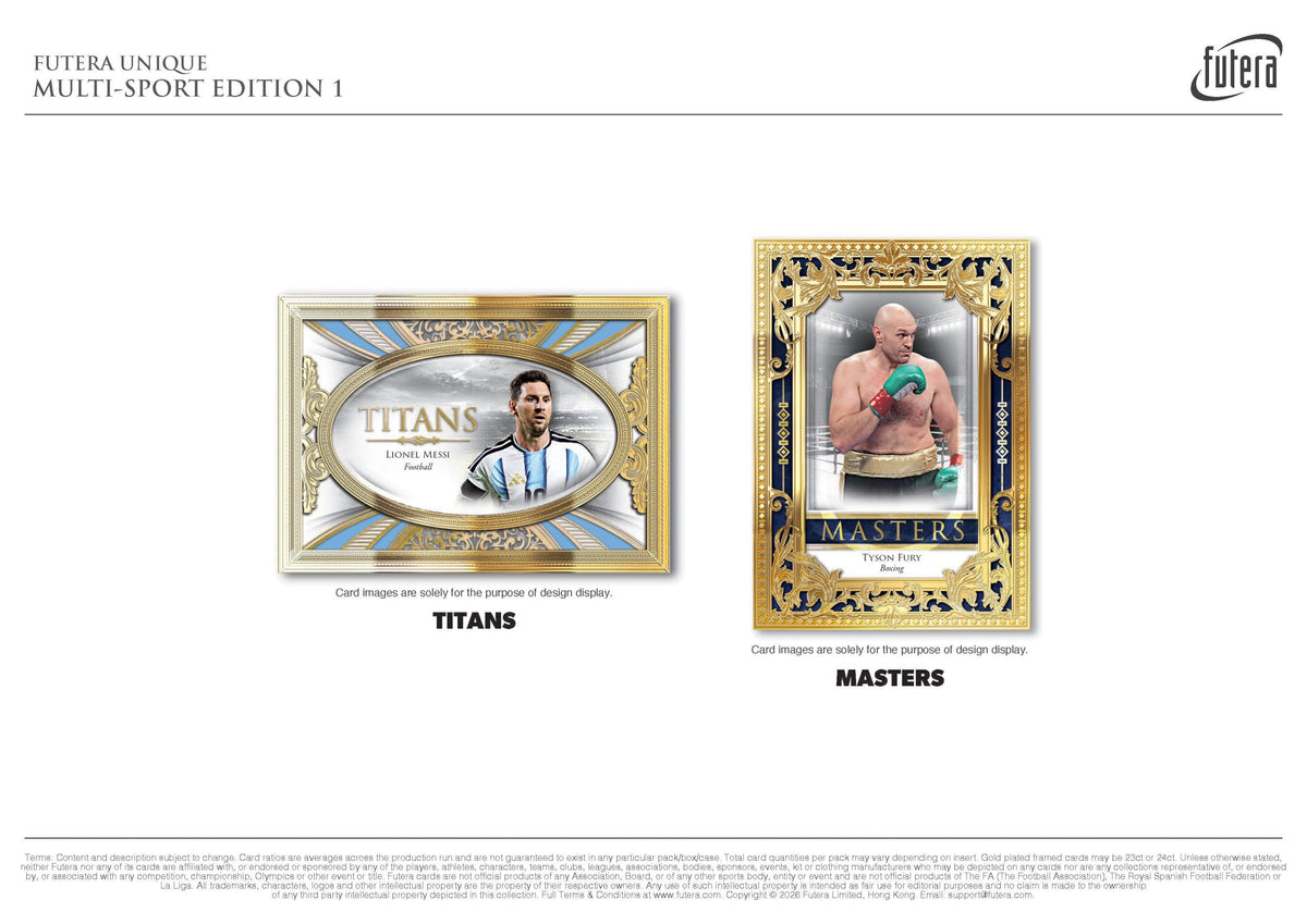 (Pre-Order) 2026 Futera Unique Multi Sport Edition 1