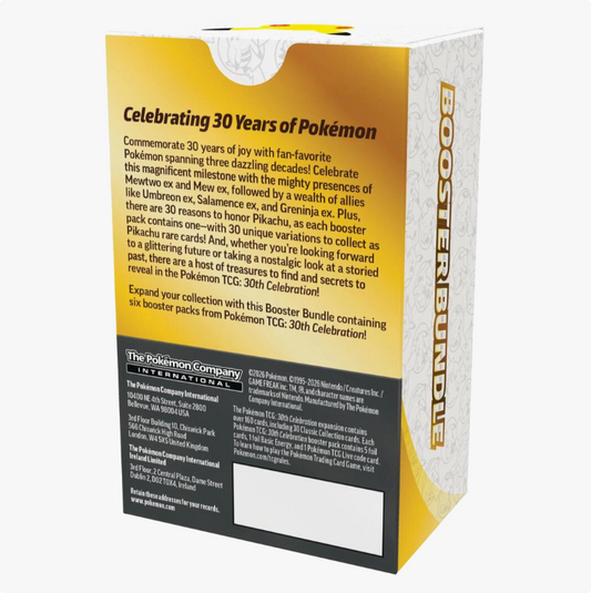 Pokemon 30th Celebration Booster Bundle