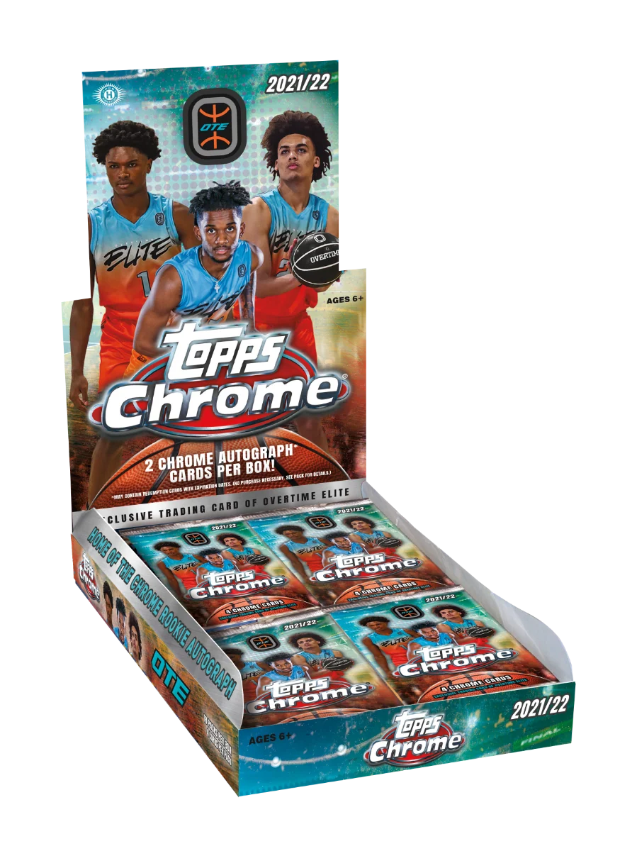 2021/22 Topps Overtime Elite Chrome Basketball Hobby Box
