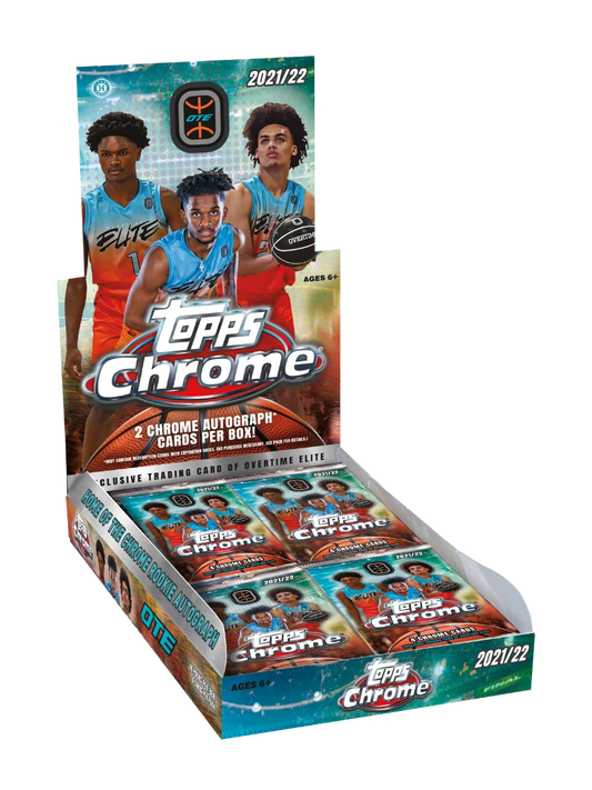 2021/22 Topps Overtime Elite Chrome Basketball Hobby Box