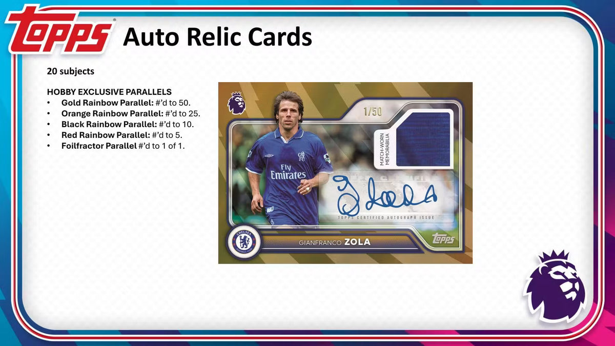 2026/27 Topps Premier League EPL Soccer Hobby Box
