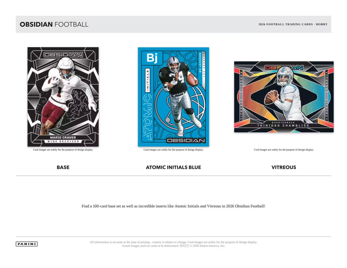 2026 Panini Obsidian Football Hobby Box