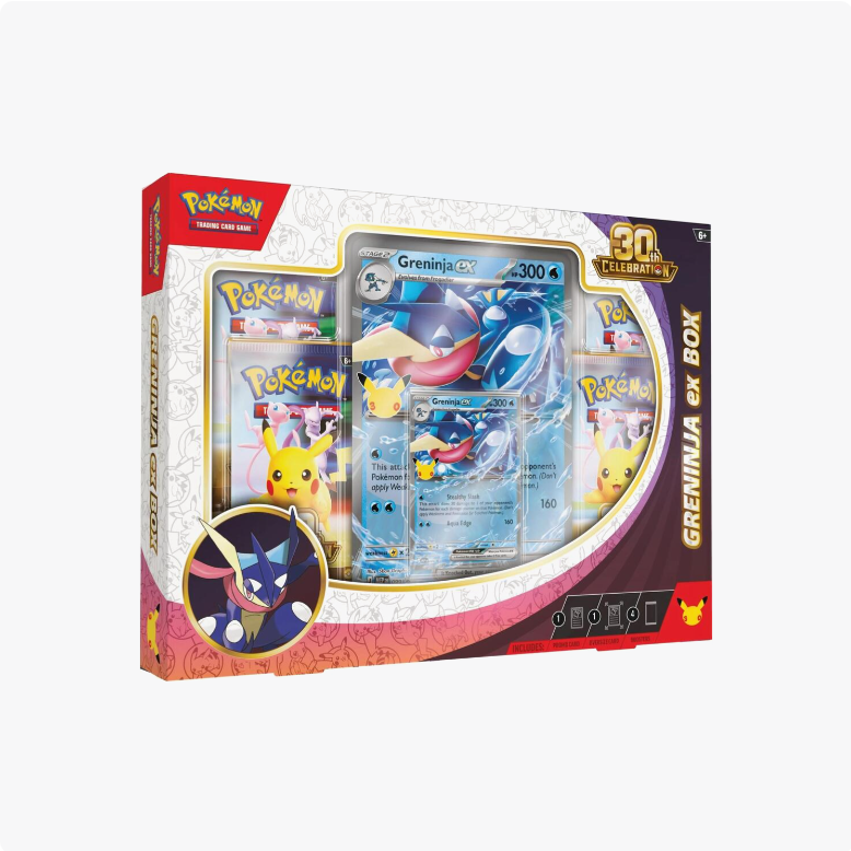 Pokemon 30th Celebration Greninja ex Box