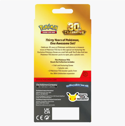 Pokemon 30th Celebration Knock Out Collection